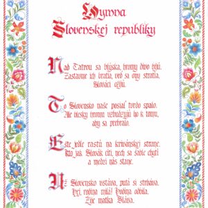 Plagát Slovenská hymna formát A3
